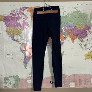 True Navy Blue Wunder Under LuLuLemon Leggings